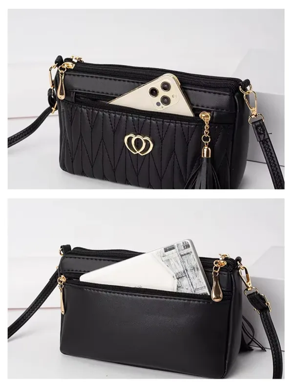 Black_Quilted_Design_Sling_Crossbody_Bag_with_Strap