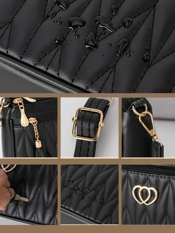 Black_Sling_Bag_&_Khakhi_Crossbody_Bag_Set