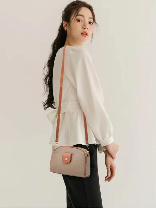 Black_Sling_Bag_&_Khakhi_Crossbody_Bag_Set
