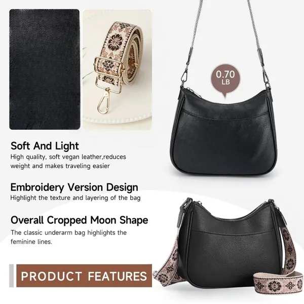 Black_Sling_Bag_with_Adjustable_Jacquard_Belt