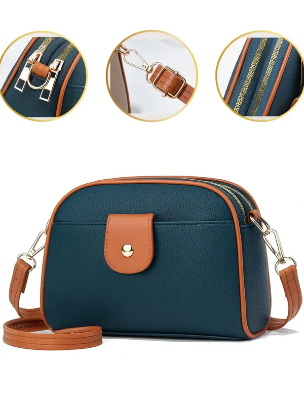 Blue_Crossbody_Sing_Bag_for_women_and_girl_with_strap