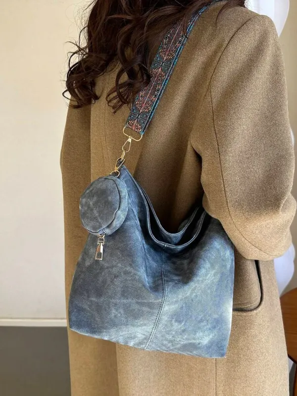 Blue_Denim_Shoulder_Bag_With_Boho_Strap_And_Mini_Pouch_For_Women