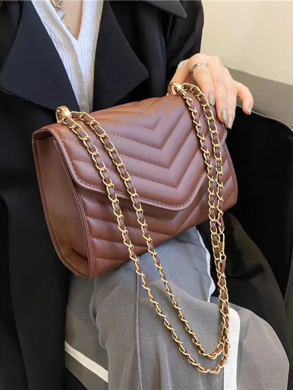 Brown_Quilted_Chevron_Shoulder_Sling_Bag
