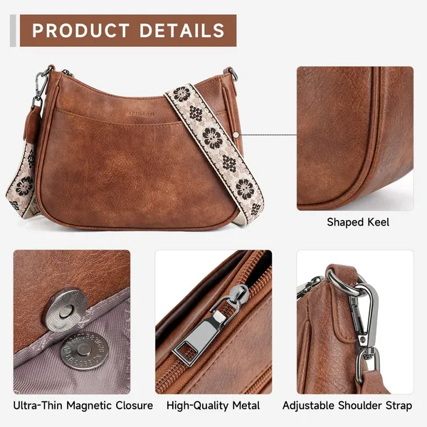 Brown_Sling_Bag_With_Adjustable_Jacquard_Belt_For_Women