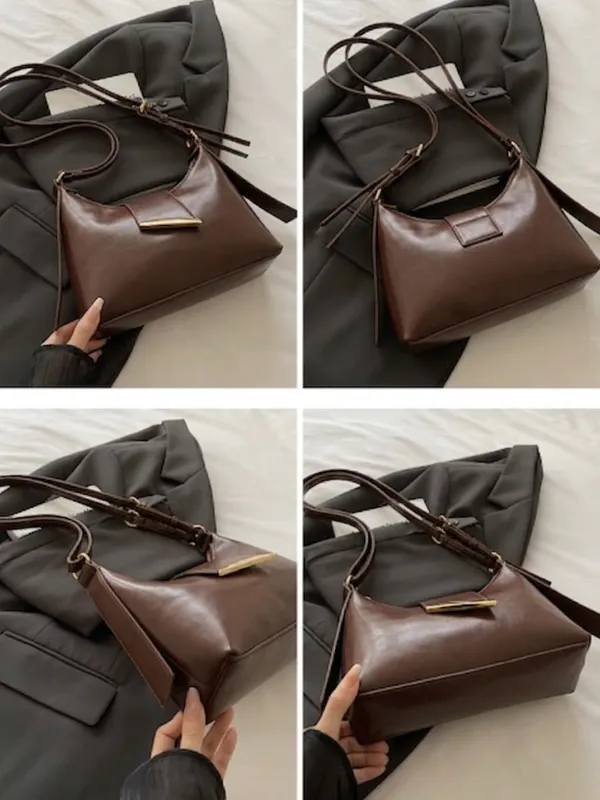 Brown_Women's_Minimalist_Shoulder_Bag_in_PU_Leather