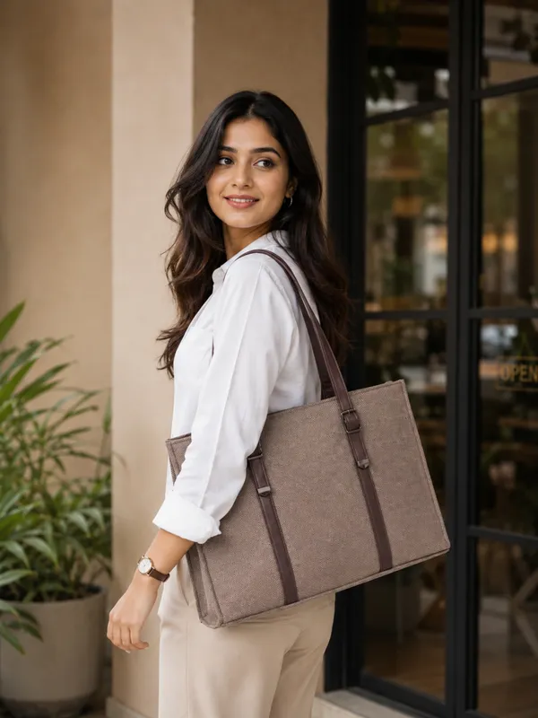 Coffee_Laptop_Tote_Bag_|_Women's_Work_Bag_&_Spacious_Travel_Tote