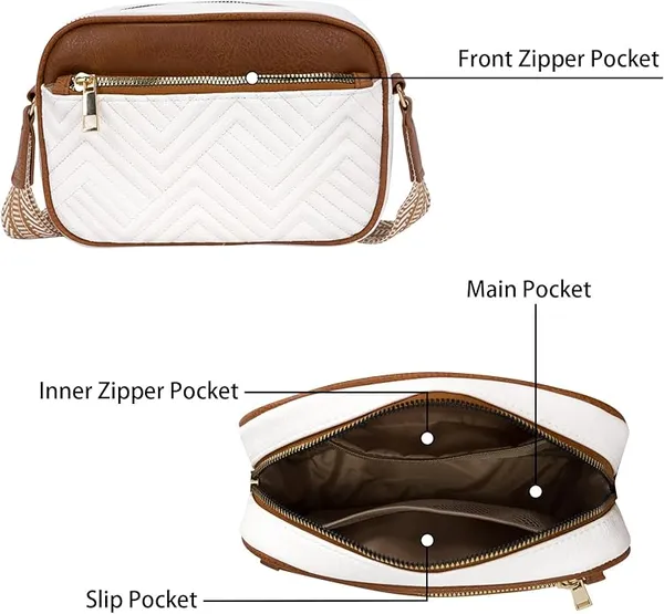 White_Crossbody_Bag_In_Pu_Leather_With_Cute_Adjustable_Strap