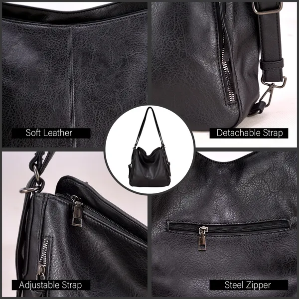 Set_Of_3_Black_Light_Weight_Pu_Leather_Handbag_Combo_For_Women