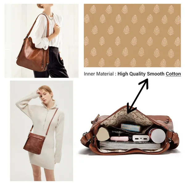 Set_Of_3_Wine_Red_Light_Weight_Pu_Leather_Handbag_Combo_For_Women