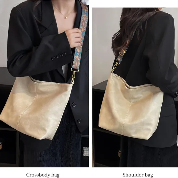 Light_Weight_Pu_Leather_Sling_Bag_For_Women_(Black_+_Beige)