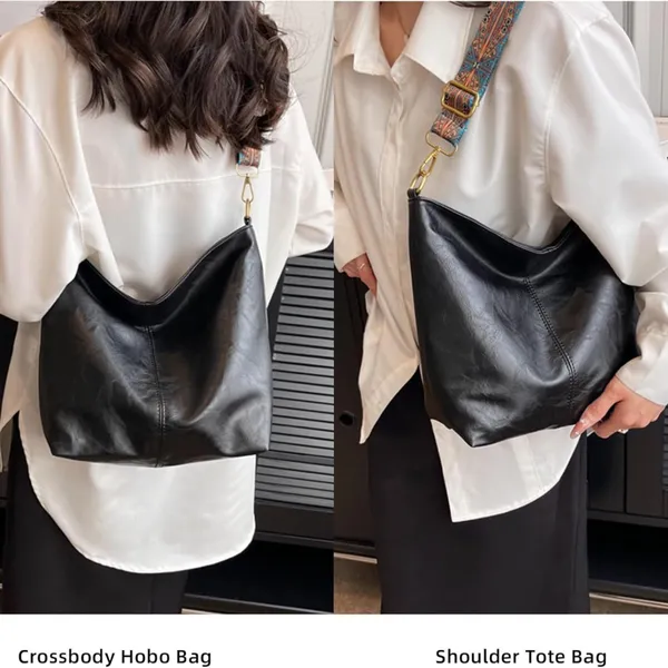 Light_Weight_Pu_Leather_Sling_Bag_For_Women_(Black_+_Beige)