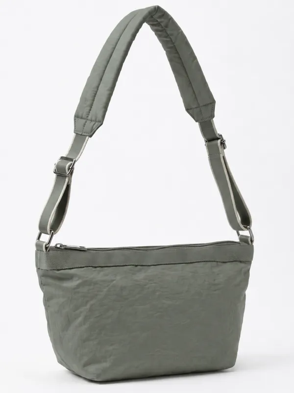 Minimalist_Olive_Green_Crossbody_Bag_Sling_&_Nylon_Shoulder_Bag
