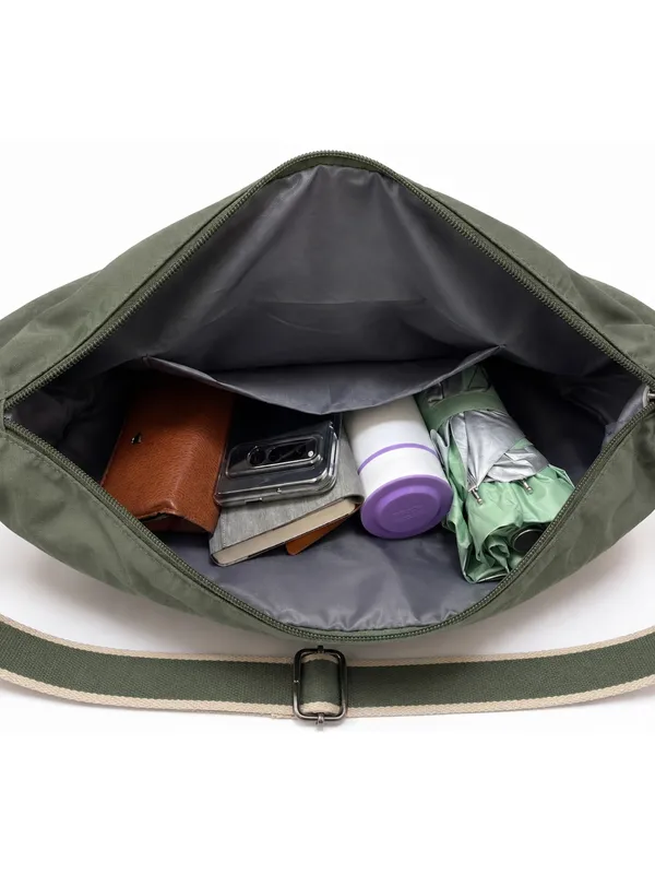 Minimalist_Olive_Green_Crossbody_Bag_Sling_&_Nylon_Shoulder_Bag
