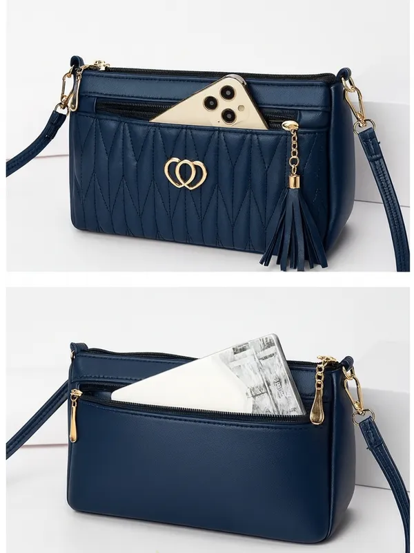Navy_Blue_Quilted_Design_Sling_Crossbody_Bag_with_Strap