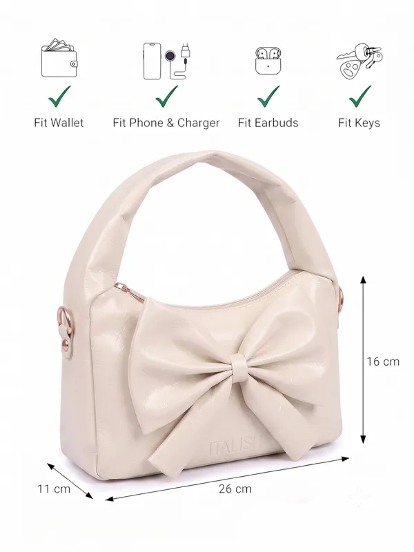 lise_Bow_Handbag__Off_White_PU_Leather_Shoulder_Bag
