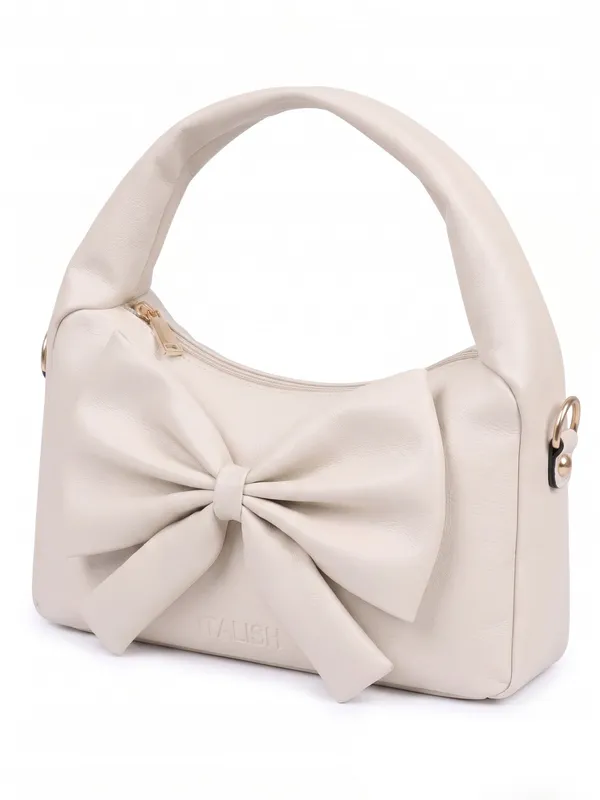lise_Bow_Handbag__Off_White_PU_Leather_Shoulder_Bag