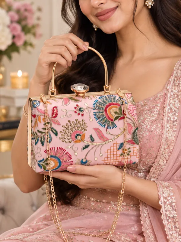 Pink_Embroidered_Box_Ethnic_Clutch_Bag