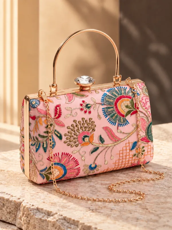 Pink_Embroidered_Box_Ethnic_Clutch_Bag