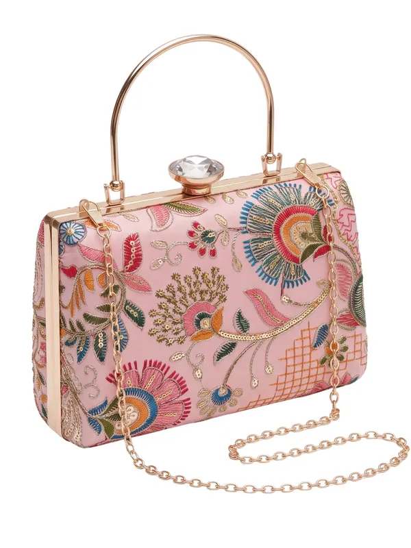 Pink_Embroidered_Box_Ethnic_Clutch_Bag