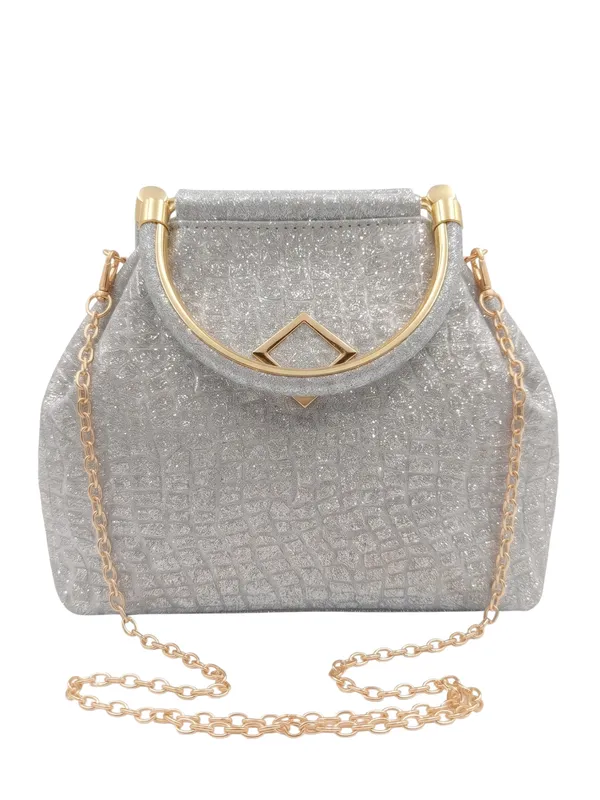 Structured_Potli_Bag_|_Glitter_Evening_Bag_&_Metallic_Top-Handle_Bag