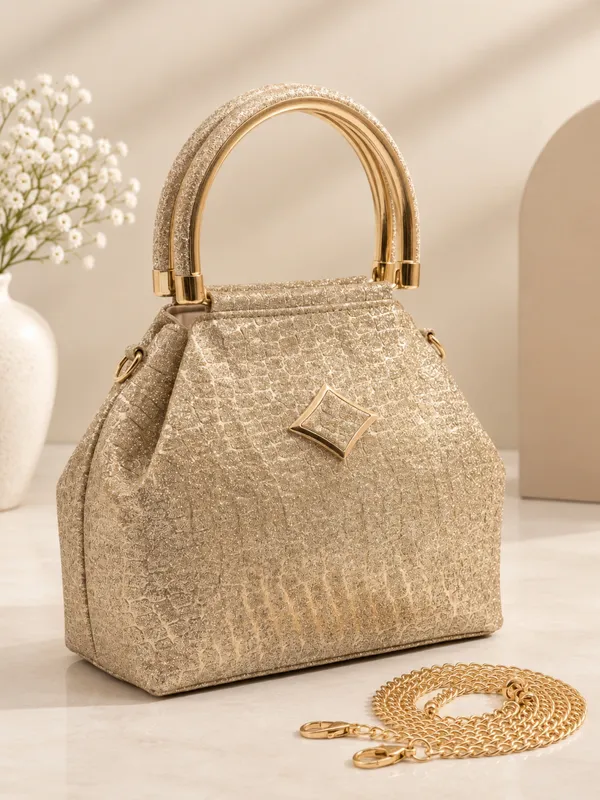 Structured_Potli_Bag_|_Glitter_Evening_Bag_&_Metallic_Top-Handle_Bag