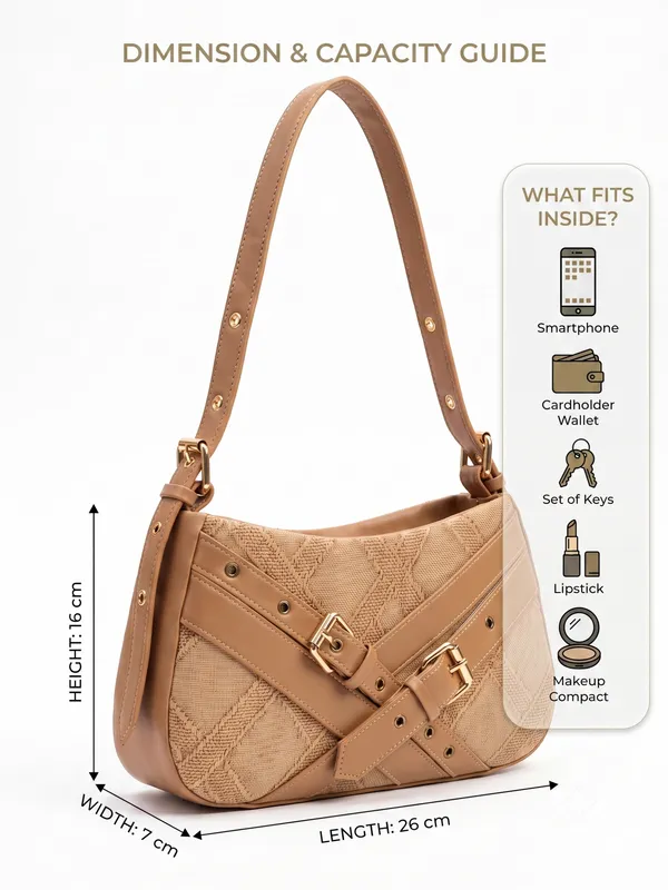 Aurelia_Buckle_Shoulder_Bag__Beige_Textured_Faux_Leather_Handbag