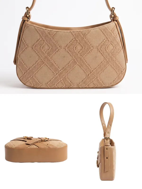 Aurelia_Buckle_Shoulder_Bag__Beige_Textured_Faux_Leather_Handbag