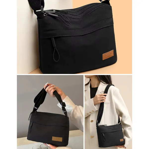 Unisex_Combo_Sling_Bags_(Beige_Backpack_&_Black_Crossbody)