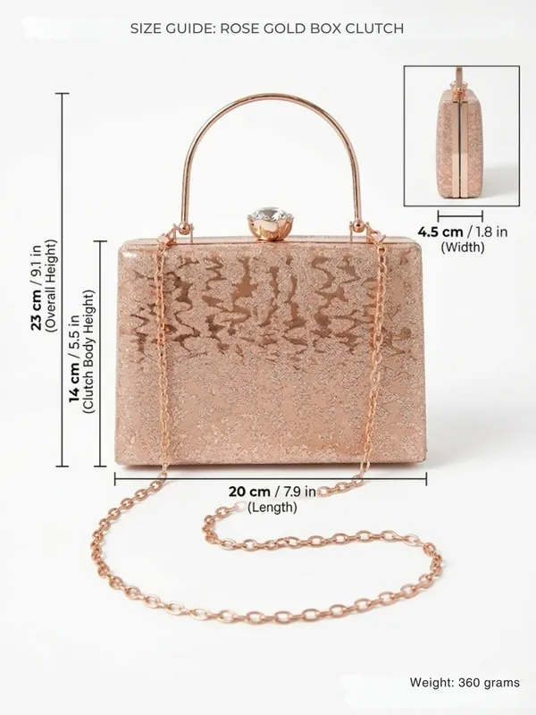 Women's_Elegant_Glitter_Patterned_Party_Clutch_Bag_with_Detachable_Chain_Strap_–_Rose_Gold