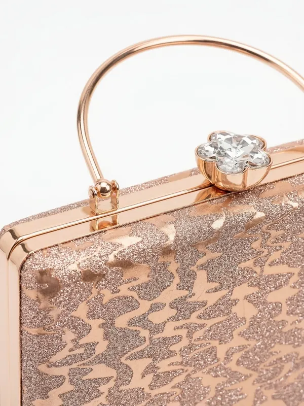 Women's_Elegant_Glitter_Patterned_Party_Clutch_Bag_with_Detachable_Chain_Strap_–_Rose_Gold