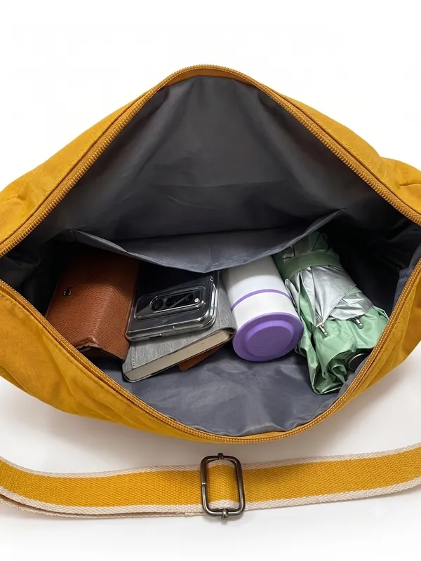 Minimalist_Mustard_Yellow_Crossbody_Bag_Sling_&_Nylon_Shoulder_Bag