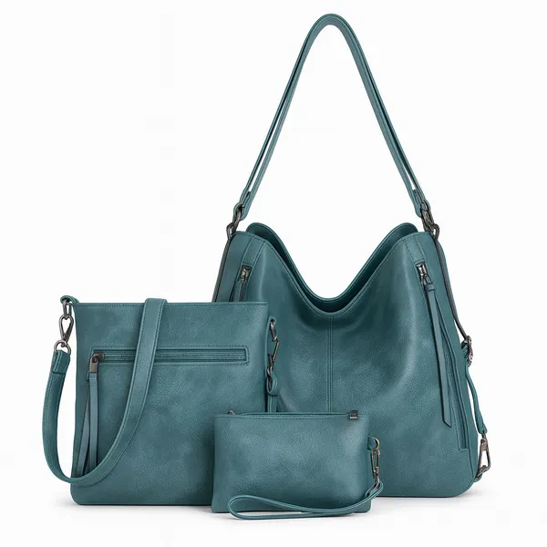 Set_Of_3_Eastern_Blue_Light_Weight_Pu_Leather_Handbag_Combo_For_Women