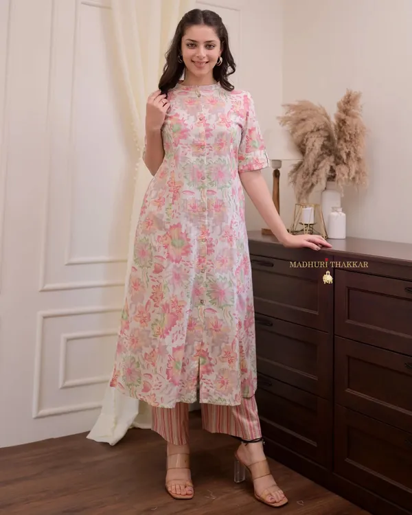 Baby_Pink_Floral_Cotton_A_Line_Kurta_Set