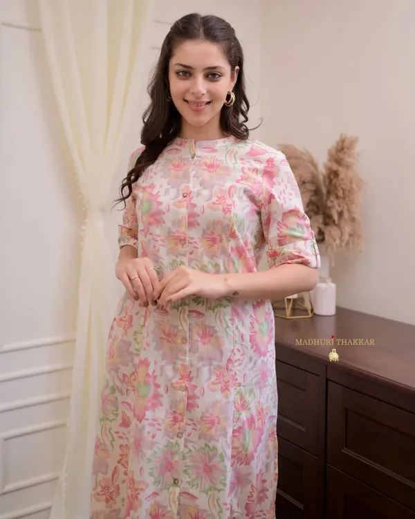 Baby_Pink_Floral_Cotton_A_Line_Kurta_Set
