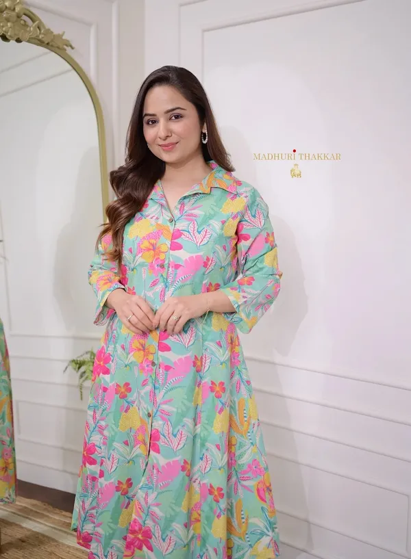 Green_Cotton_Co-Ord_Set_For_Women
