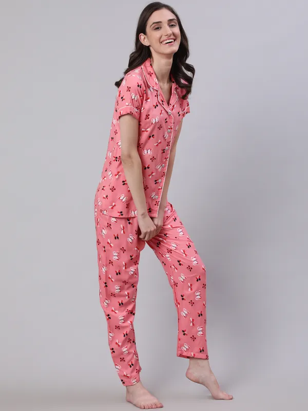 Pink_Rayon_Printed_Night_Suit_Set_For_Women