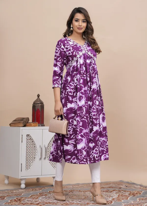 Purple_Viscose_Rayon_Printed_A-Line_Kurti_For_Women