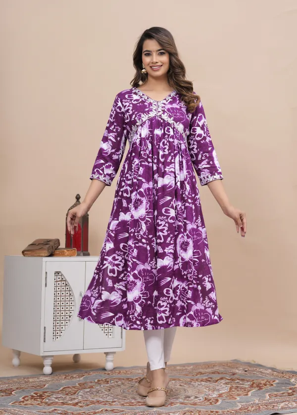 Purple_Viscose_Rayon_Printed_A-Line_Kurti_For_Women