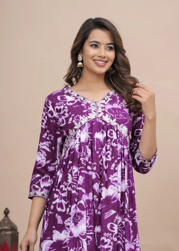 Purple_Viscose_Rayon_Printed_A-Line_Kurti_For_Women