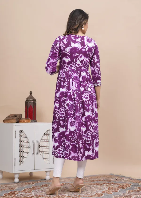 Purple_Viscose_Rayon_Printed_A-Line_Kurti_For_Women