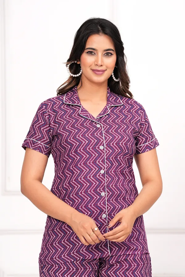 Purple_Cotton_Motifs_Night_Suit_Set_For_Women