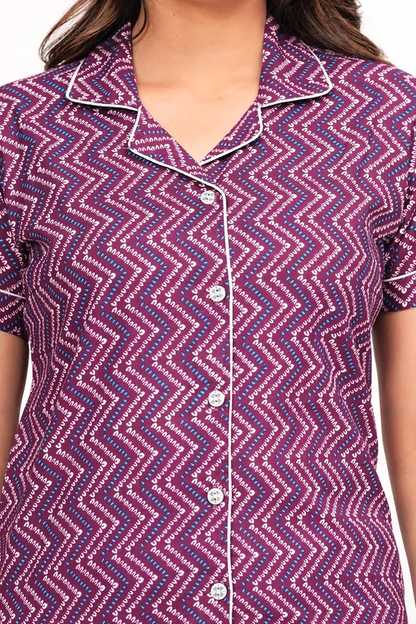 Purple_Cotton_Motifs_Night_Suit_Set_For_Women