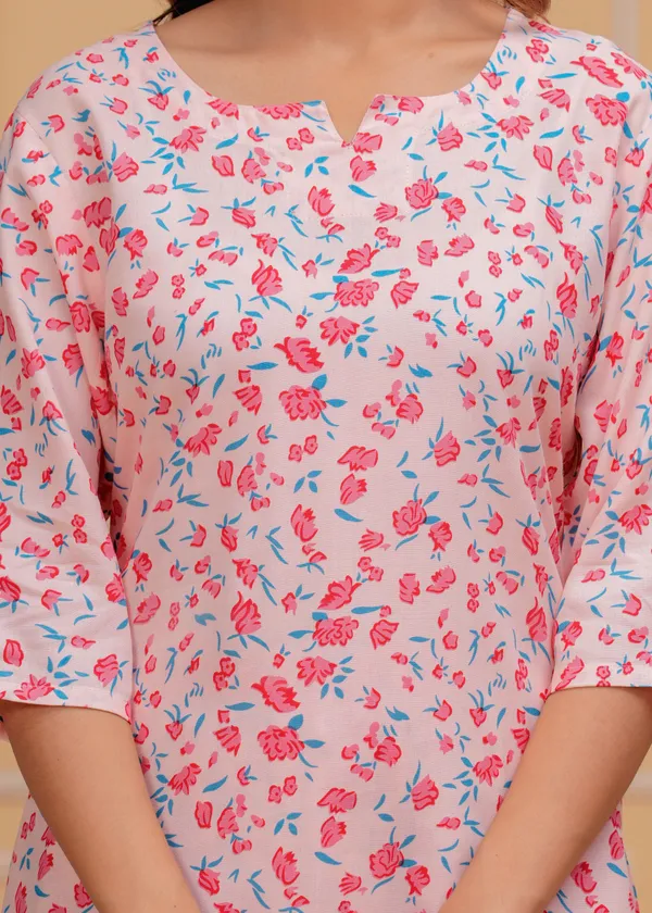 Pink_Viscose_Rayon_Printed_Night_Suit_Set_For_Women