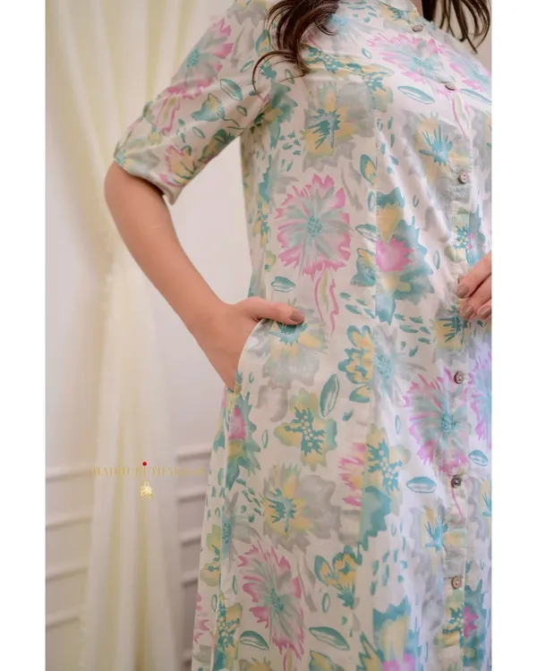 Powder_Blue_Floral_Cotton_A_Line_Kurta_Set