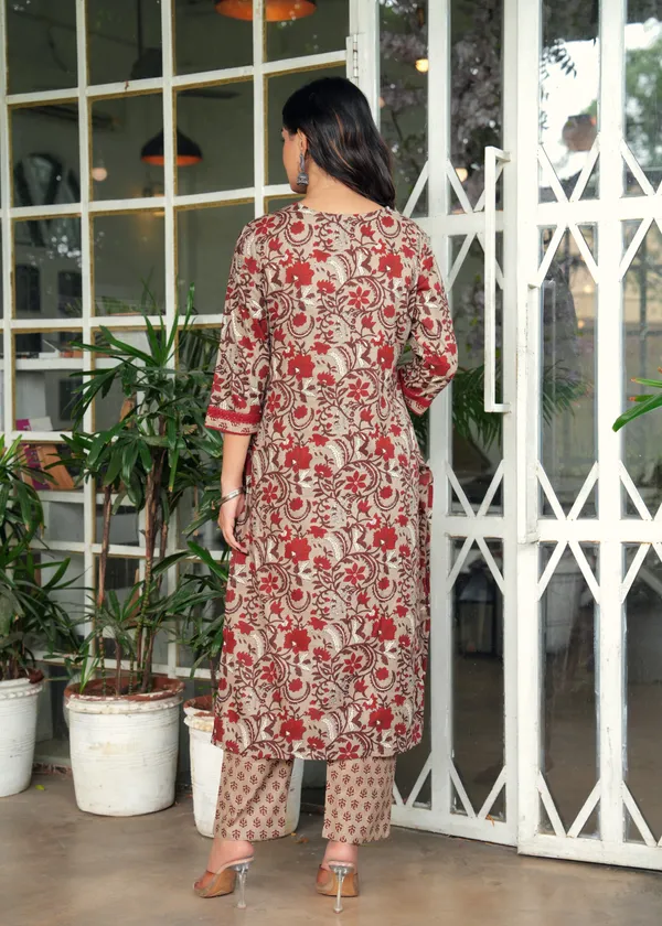Maroon_Cotton_Printed_Kurti_Set_With_Dupatta_For_Women