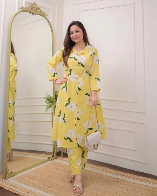 Yellow_Cotton_Printed_Co-Ord_Set_For_Women