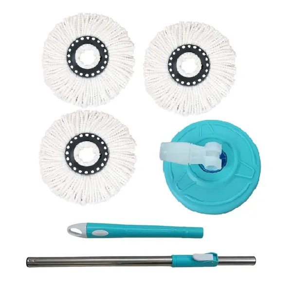 Sea_Green_Stainless_Steel_Mop_Stick_Rod_With_3_Microfiber_Refill