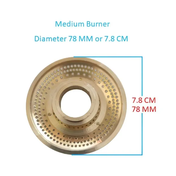 Delta_Gas_Stove_Part_78_Mm_Big_Brass_Burner_For_Glass_Top_Piece