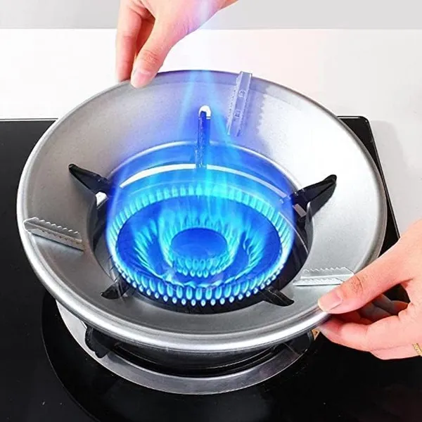 DeltaRetails Gas Stove Part Gas Saver Flame Proctector Burner Ring For