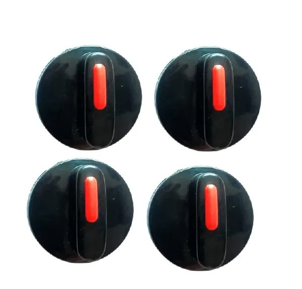 Set_Of_4_Anti_Slip_Rubber_Legs_And_Unbreakable_Pvc_Push_Type_8_Mm_Spindle_Knob_For_All_Major_Brands